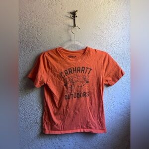 Carhartt Coral Orange Crewneck Graphic T-Shirt